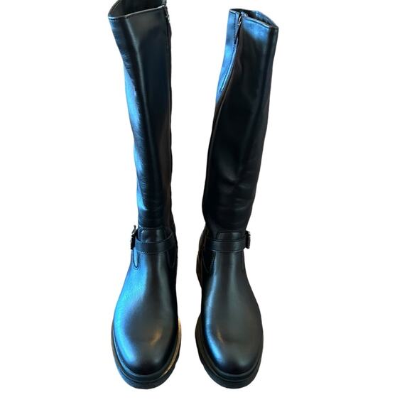 La Canadienne Sonnie Buckled Riding Boots Waterproof Leather City Dry NEW 7 - Picture 2 of 11